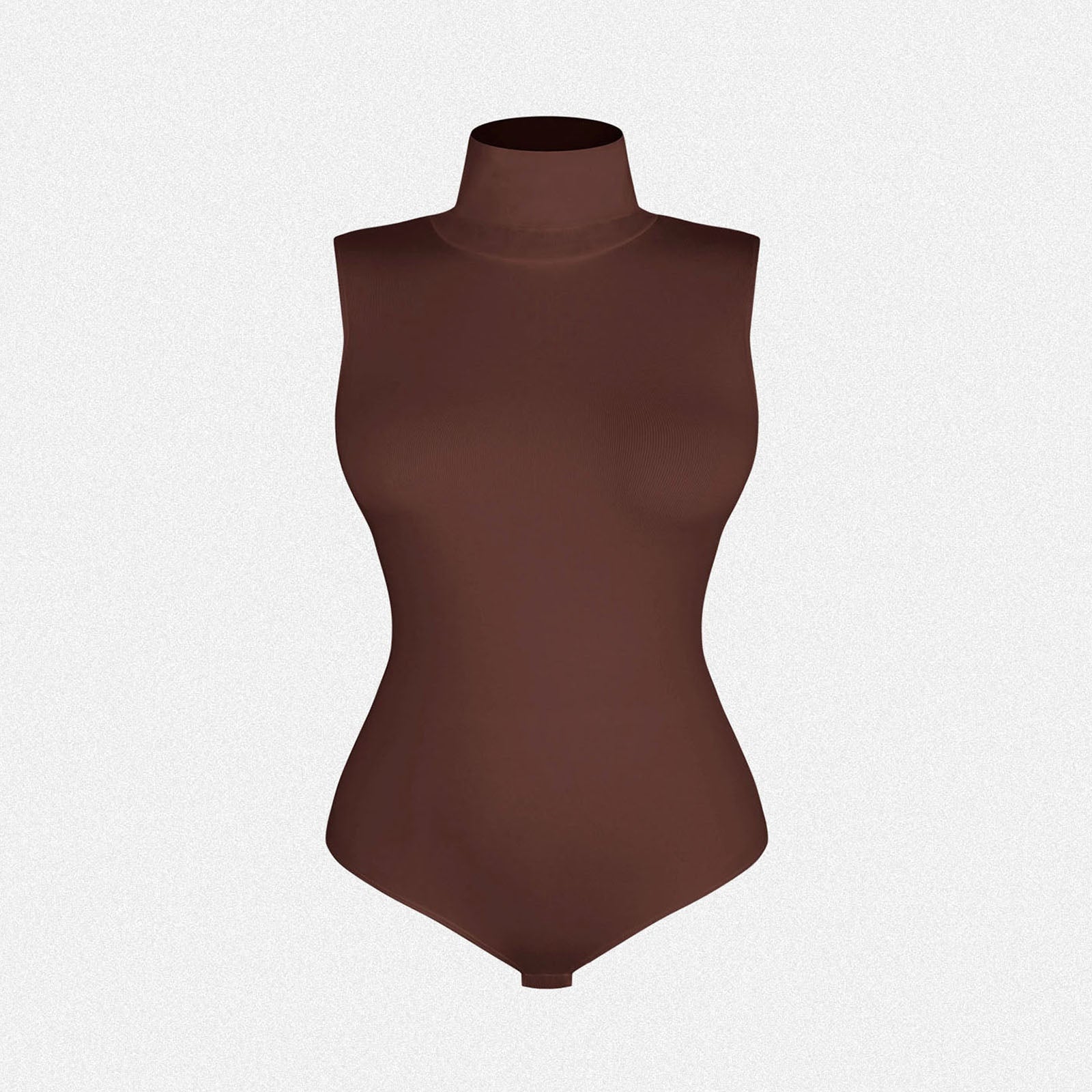 Shaperin Turtle Neck Sleeveless Bodysuit Top