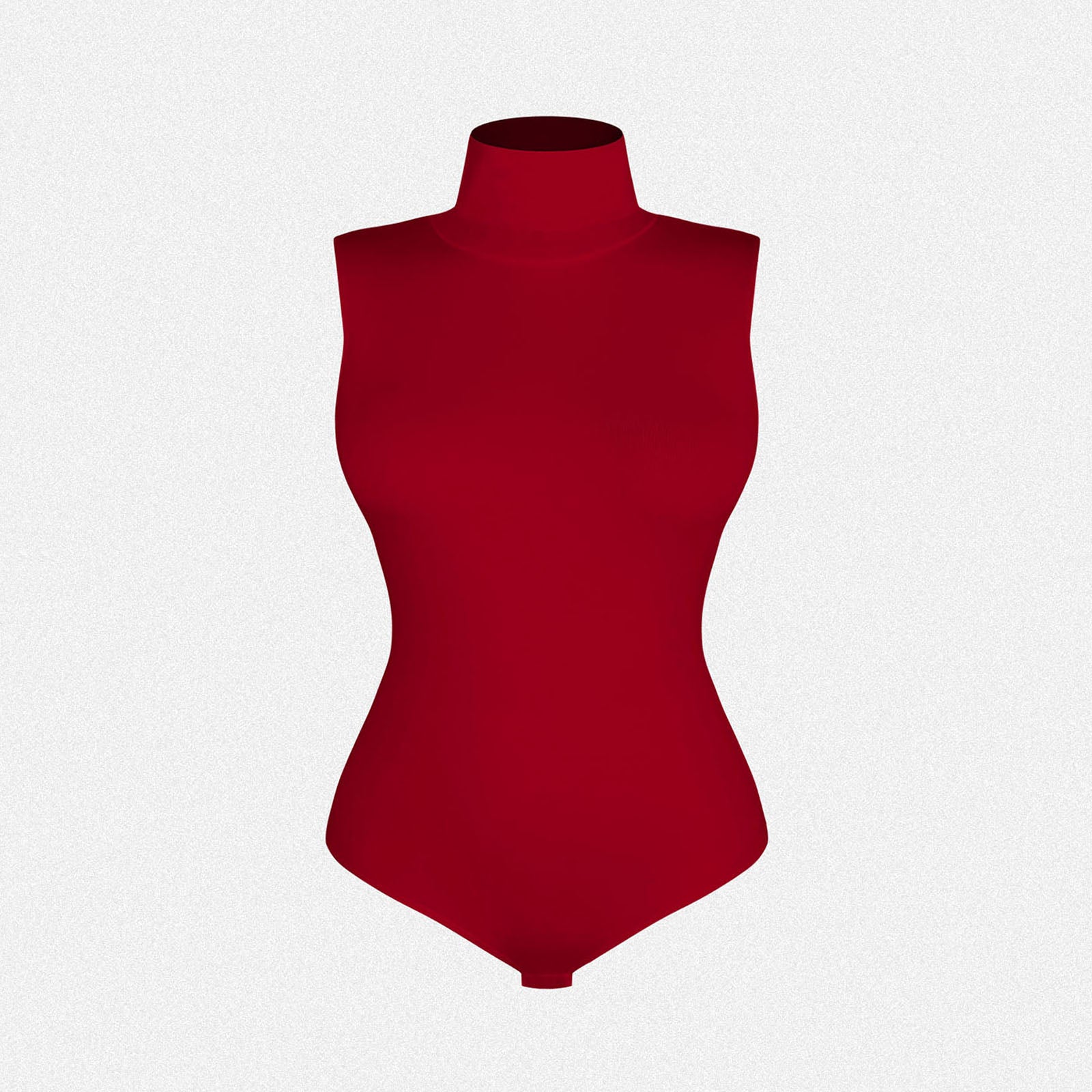 Shaperin Turtle Neck Sleeveless Bodysuit Top