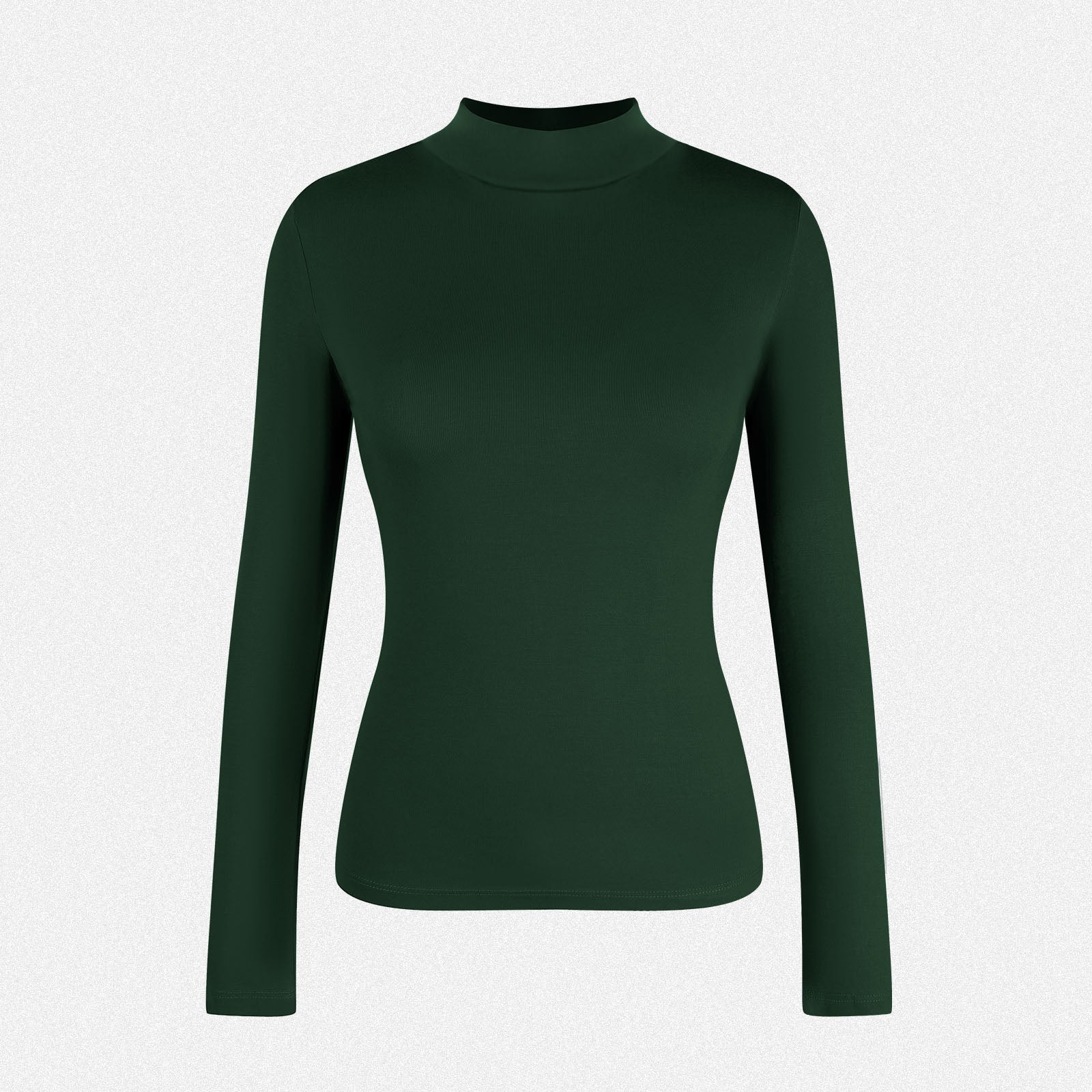SHAPERIN Women's Long Sleeve Slim Fit Round Neck Basic Ribbed Top