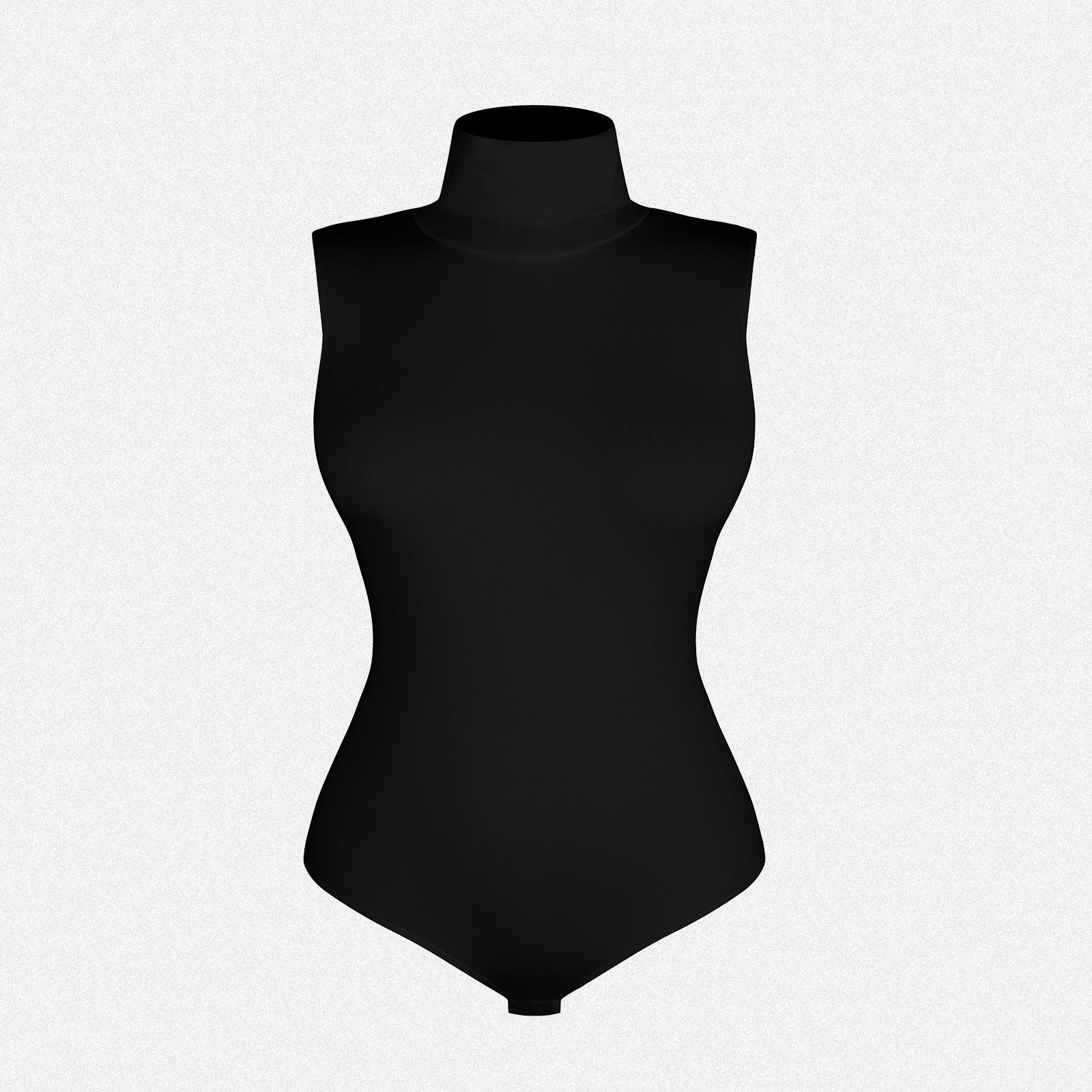 Shaperin Turtle Neck Sleeveless Bodysuit Top