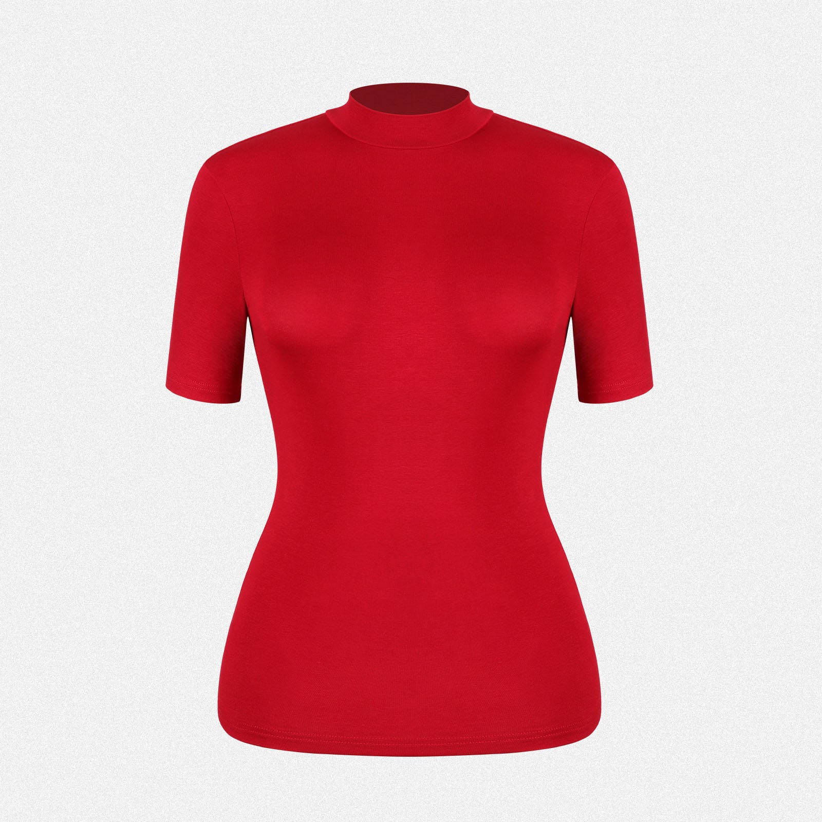 Shaperin Turtleneck Top Based Layer Tight Shirts Half Sleeve T-shirt