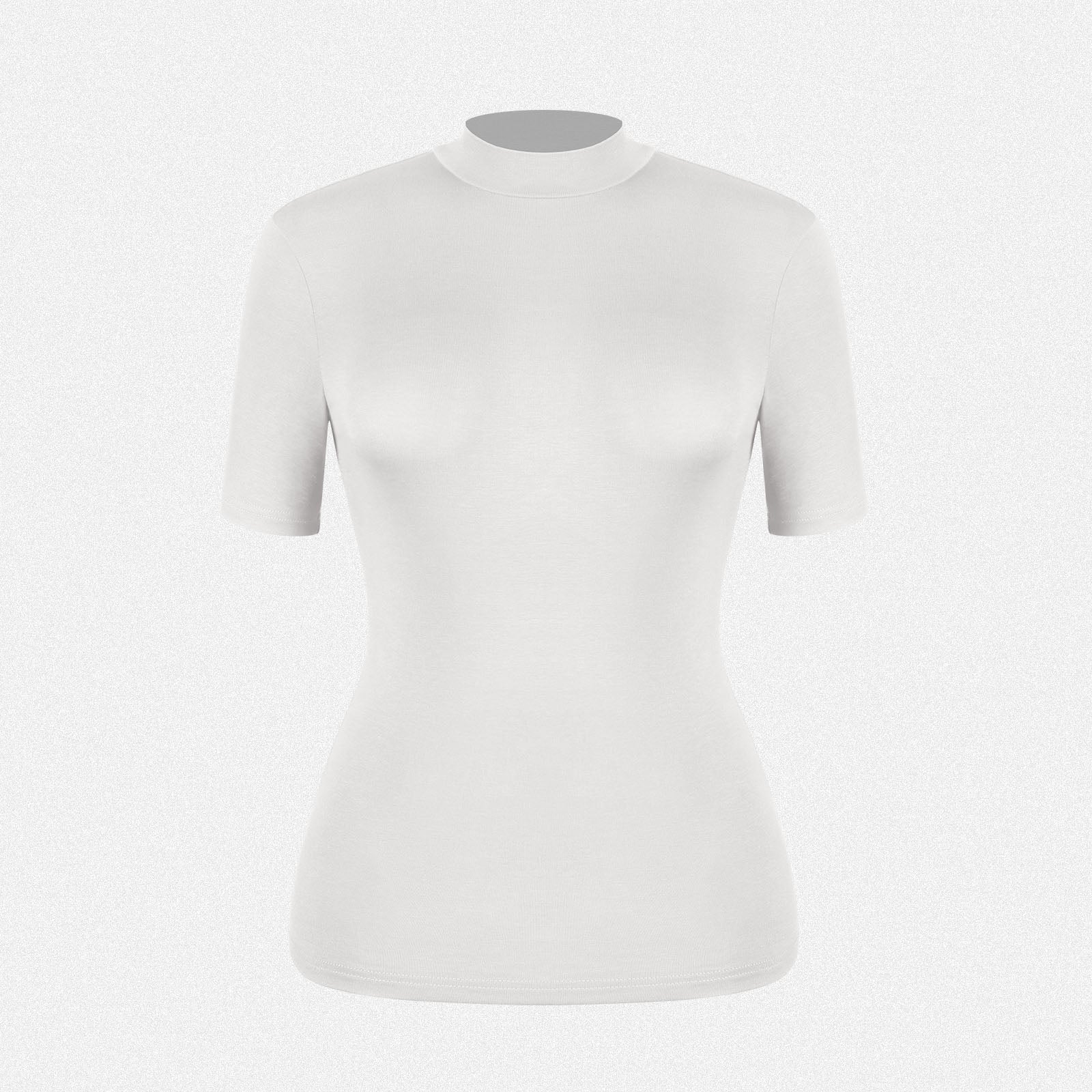 Shaperin Turtleneck Top Based Layer Tight Shirts Half Sleeve T-shirt