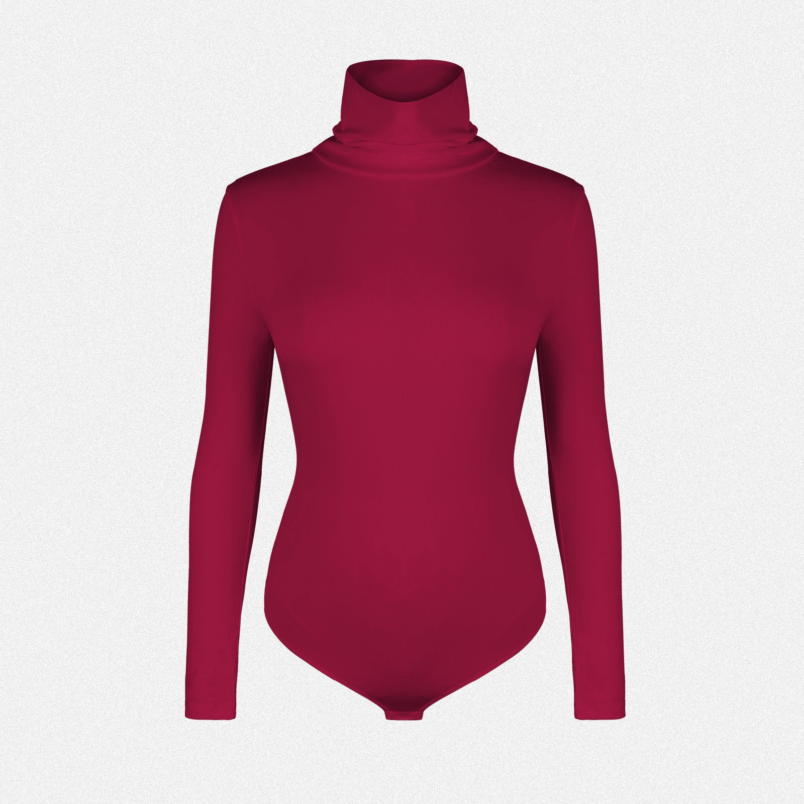 Shaperin Turtle Neck Long Sleeve Bodysuit Top