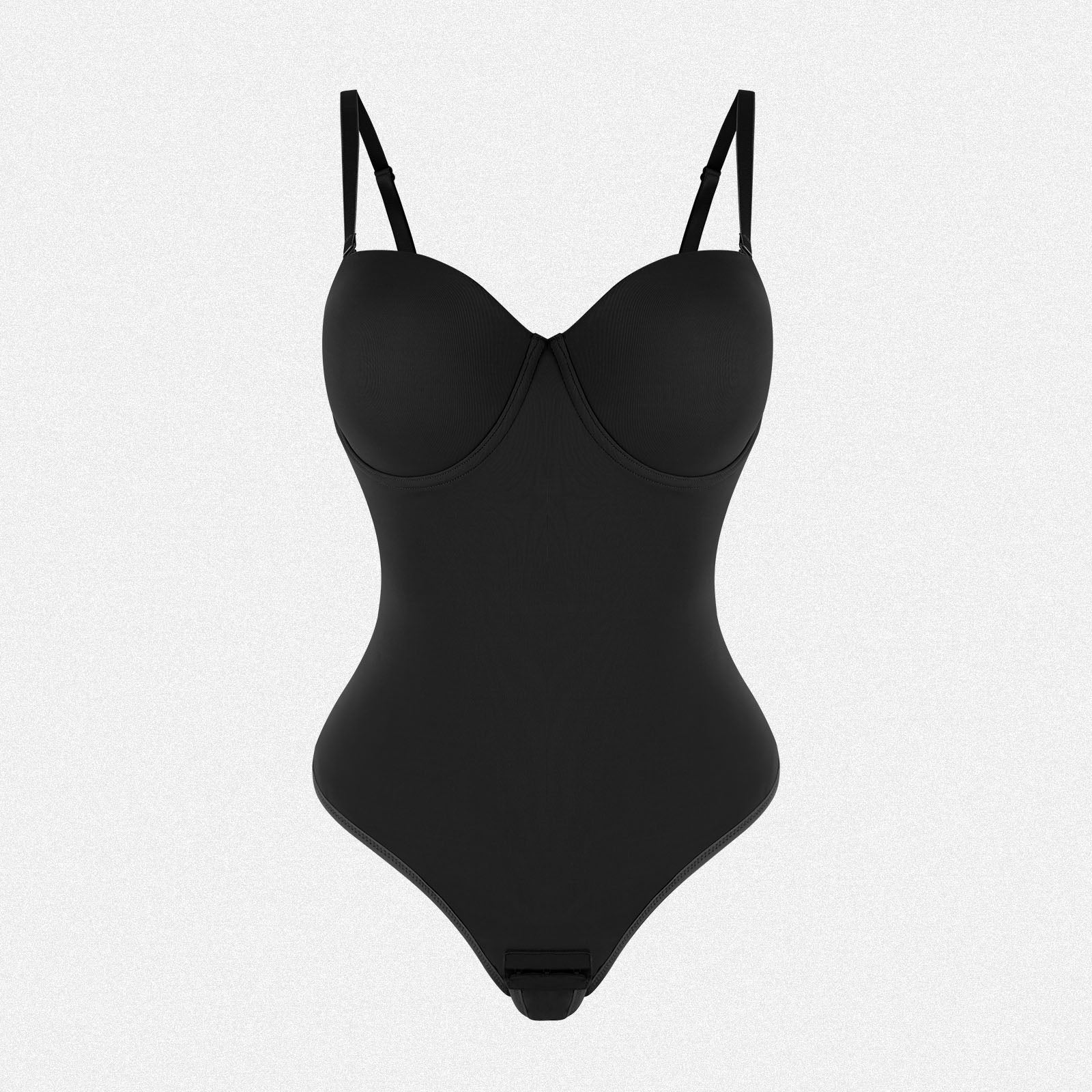 Shaperin Women's Low Back Thong Strapless Tummy Control Bodysuit