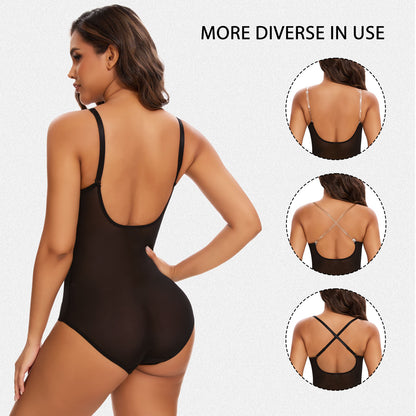 Shaperin Backless U Plunge Sculpting Butt-Lifting Shapewear Bodysuit