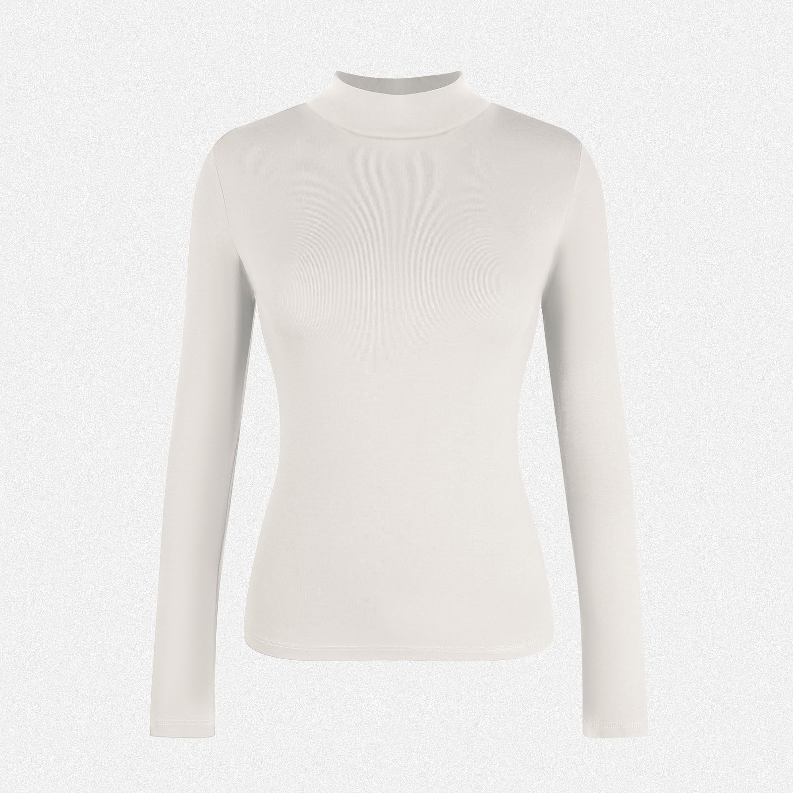 SHAPERIN Women's Long Sleeve Slim Fit Round Neck Basic Ribbed Top
