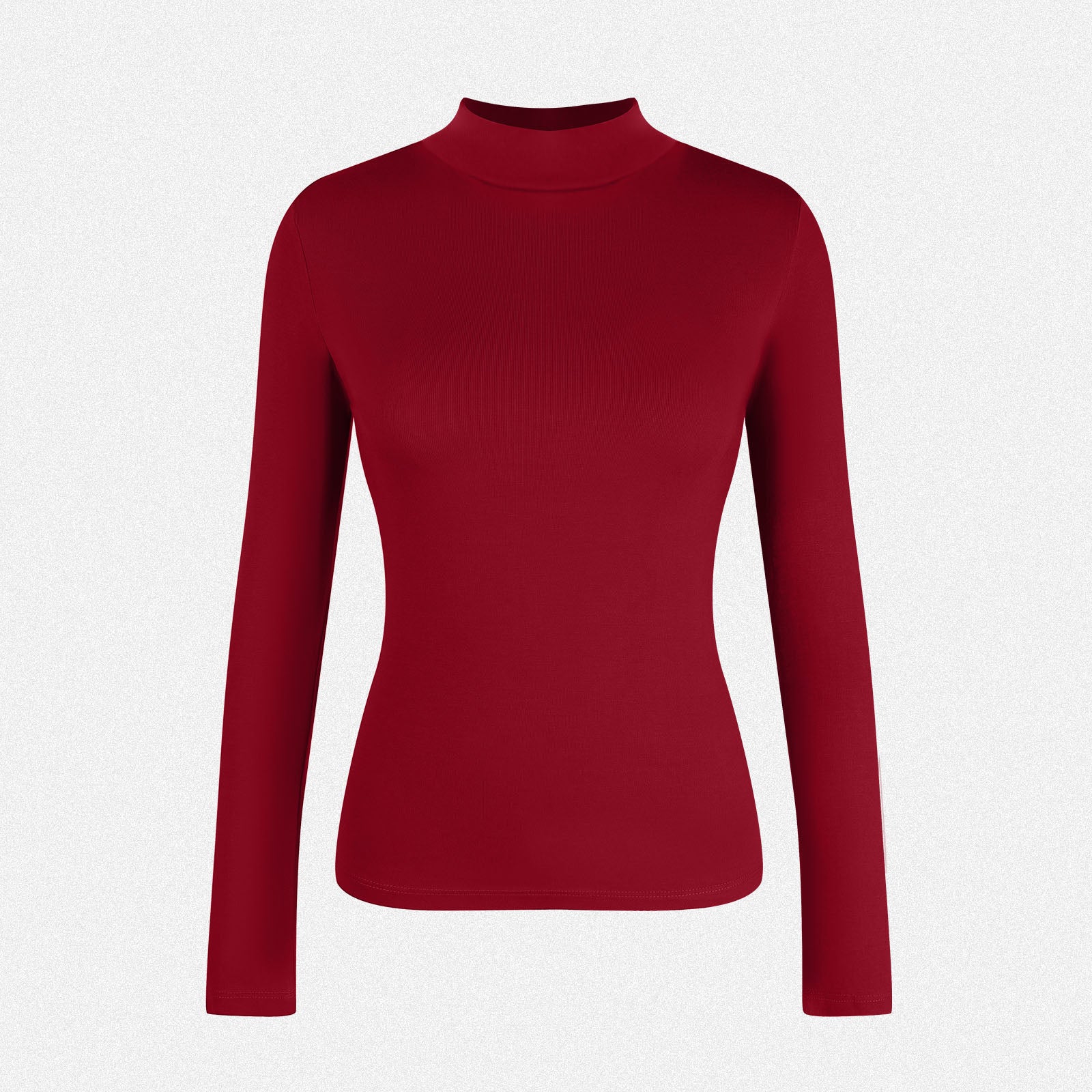 SHAPERIN Women's Long Sleeve Slim Fit Round Neck Basic Ribbed Top