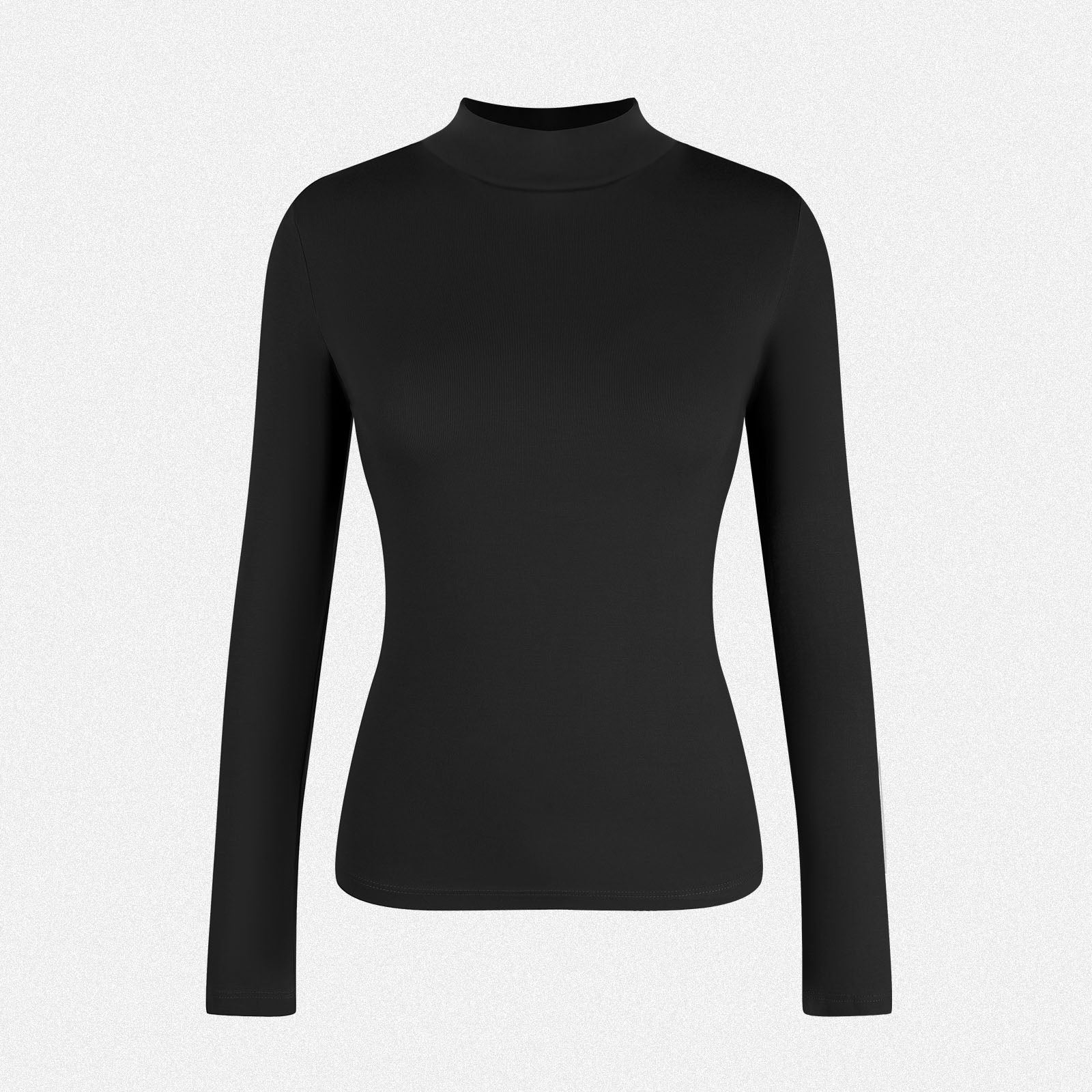 SHAPERIN Women's Long Sleeve Slim Fit Round Neck Basic Ribbed Top