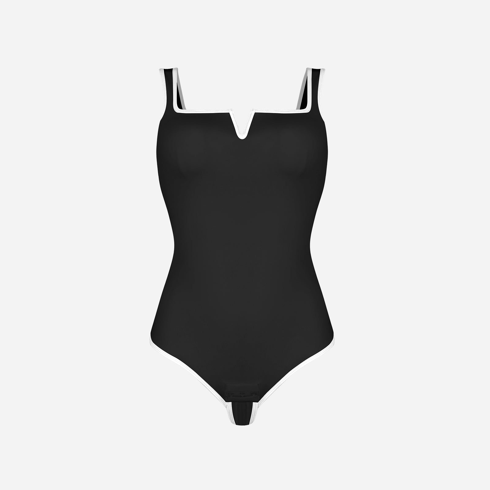 Shaperin Shapewear Notch V Square Neck Bodysuit