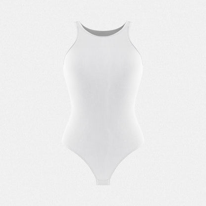 Shaperin High Neck Sleeveless Bodysuit