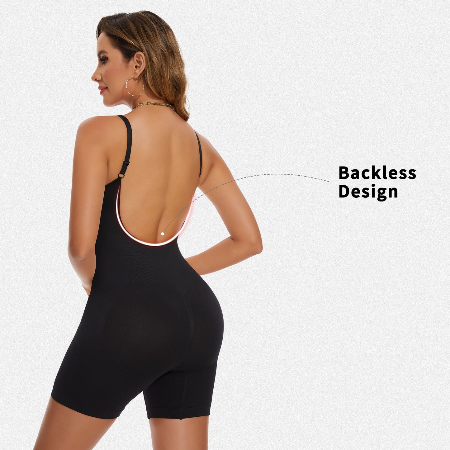 Shaperin Backless Seamless Shaping Bodysuit