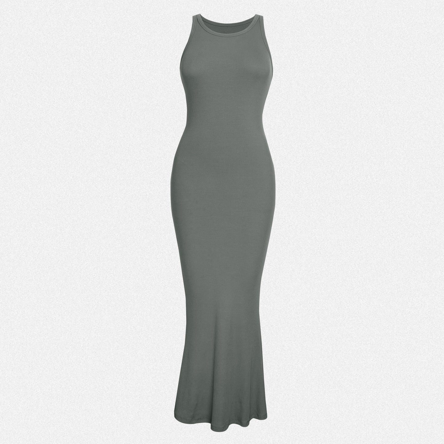 Shaperin Halter Neck Bodycon Maxi Dress