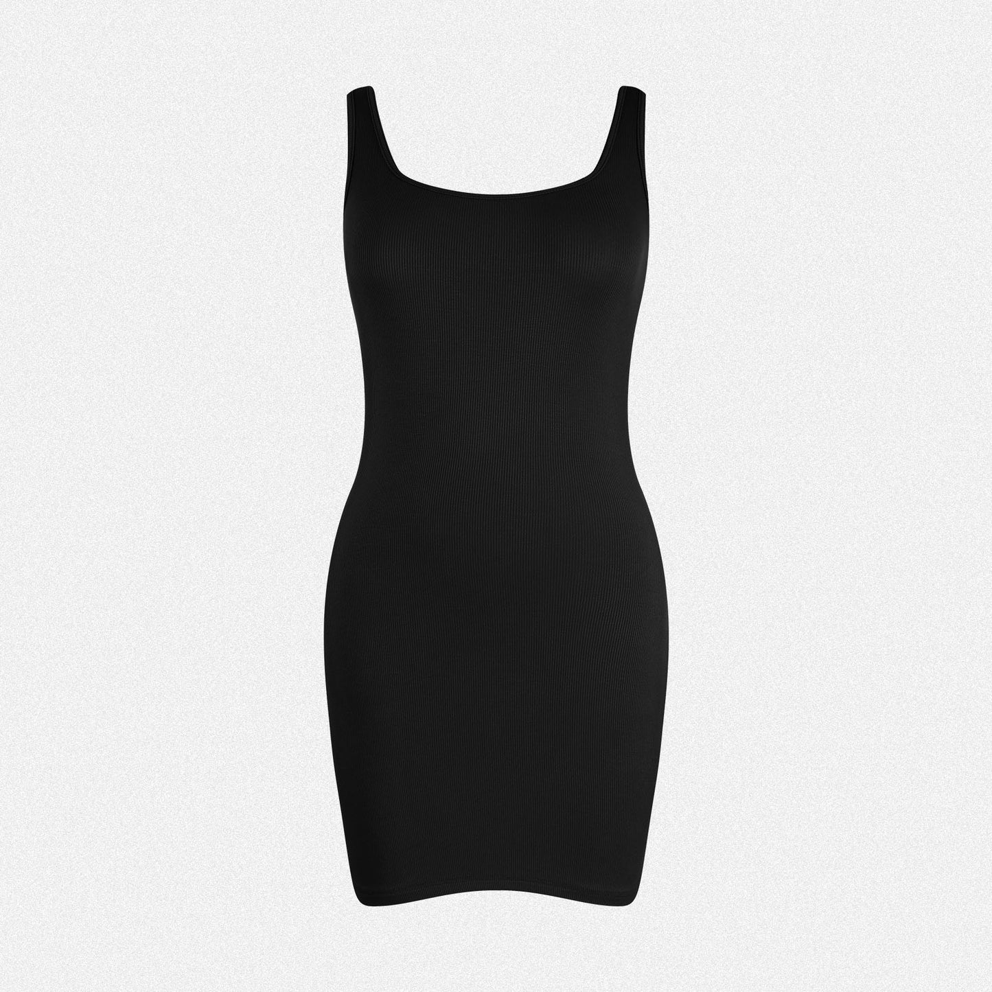 Shaperin Sqaure Neck Bodycon Mini Dress