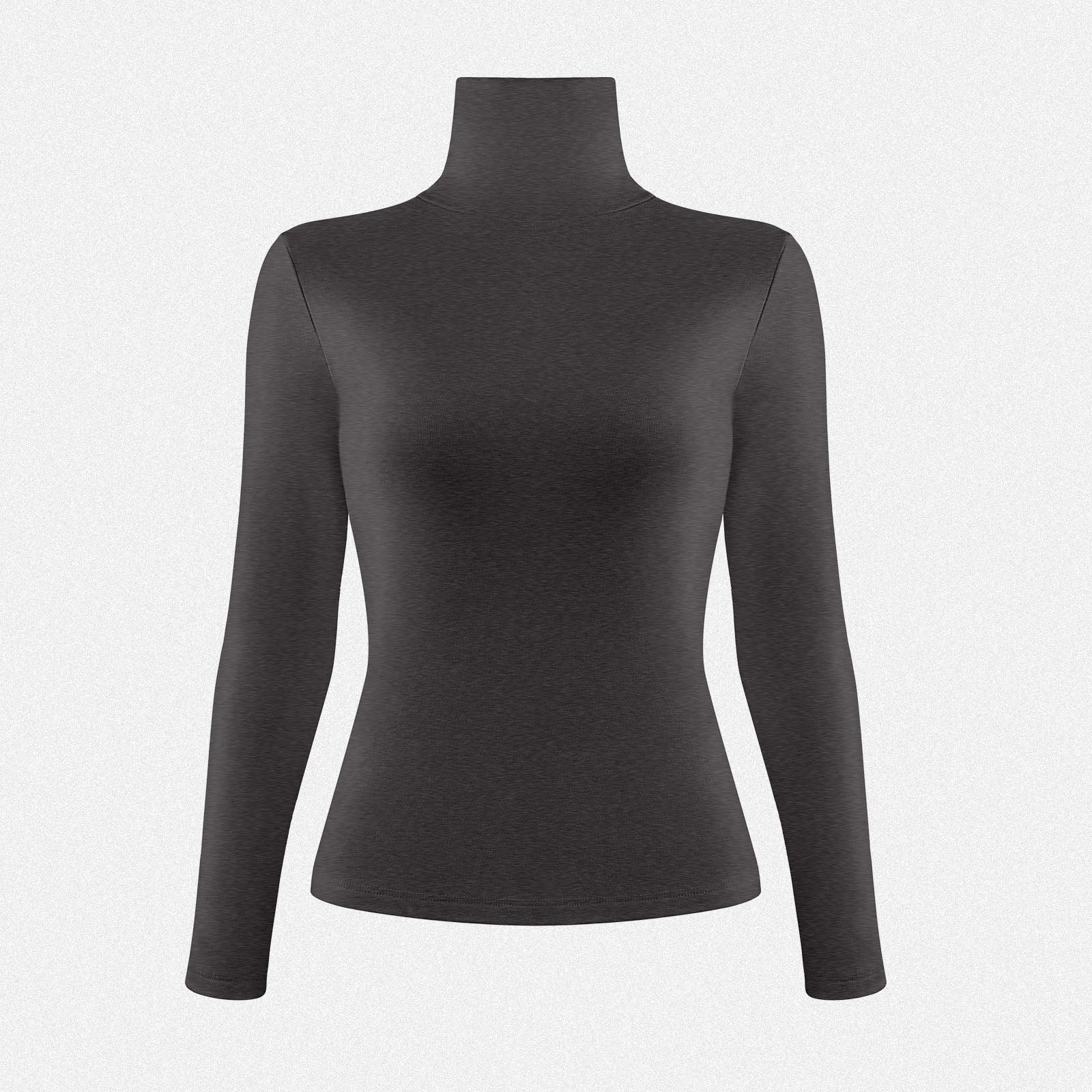 SHAPERIN Women’s Long Sleeve Fleece Lined Turtleneck Basic Top