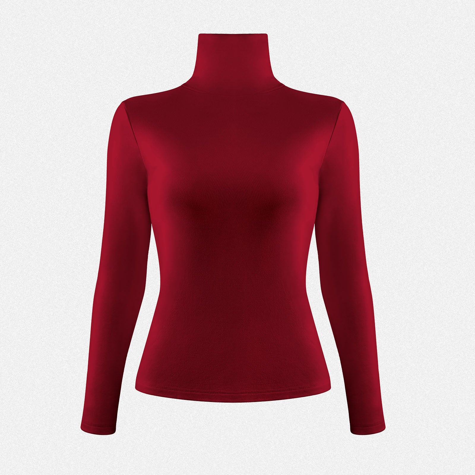 SHAPERIN Women’s Long Sleeve Fleece Lined Turtleneck Basic Top