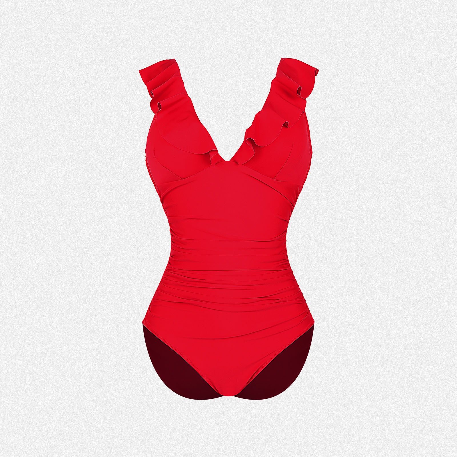 Shaperin Ruffle One Piece Swimsuits Tummy Control Bathing Suit