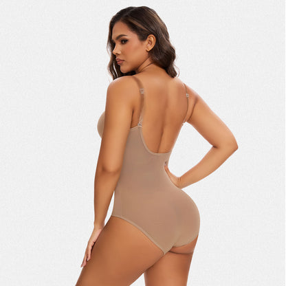 Shaperin Backless U Plunge Sculpting Butt-Lifting Shapewear Bodysuit