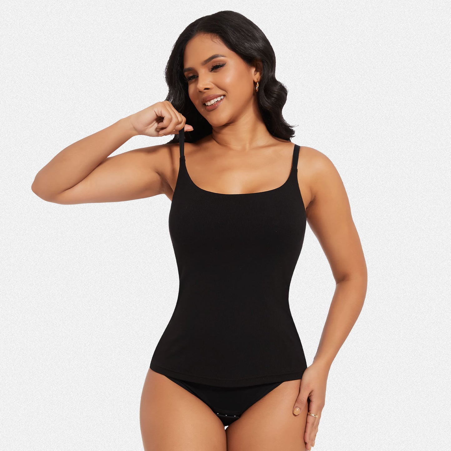 Shaperin Built-In Shapewear Bodysuit 3-In-1 Camisole Tank Top