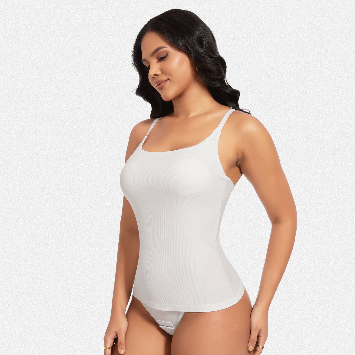 Shaperin Built-In Shapewear Bodysuit 3-In-1 Camisole Tank Top