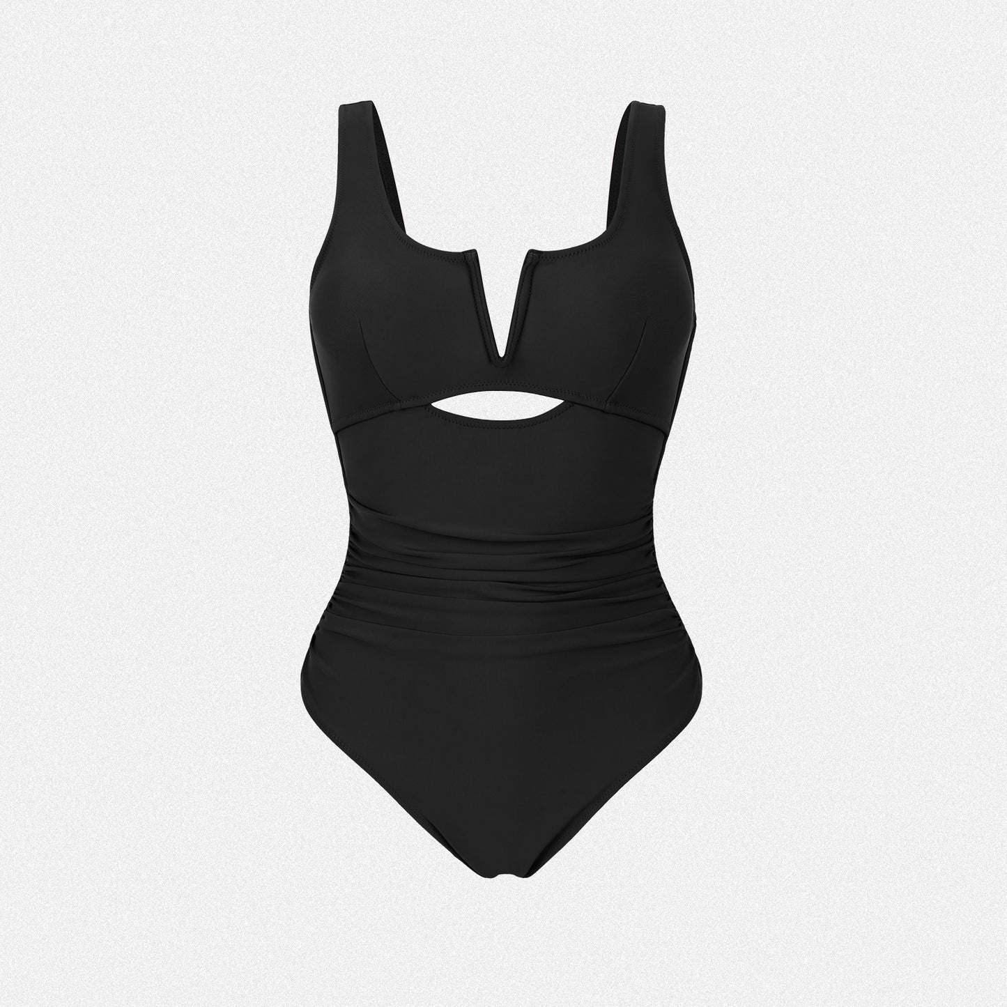 Shaperin Tummy Control One Piece Sexy Cutout Swimsuit