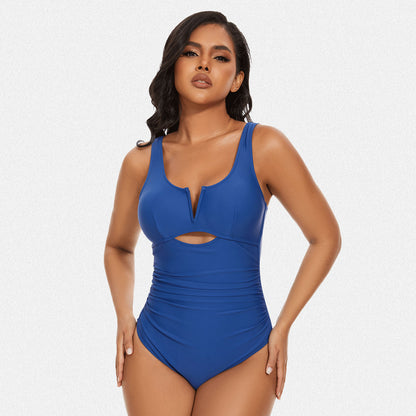 Shaperin Tummy Control One Piece Sexy Cutout Swimsuit