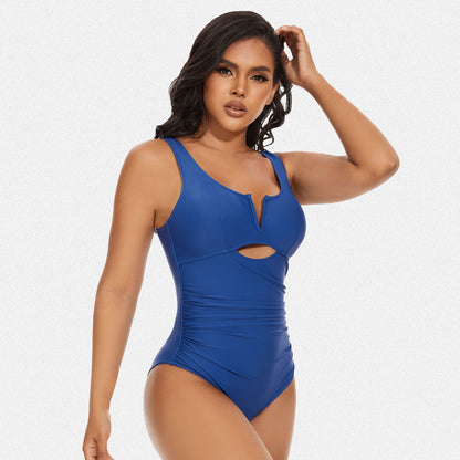 Shaperin Tummy Control One Piece Sexy Cutout Swimsuit