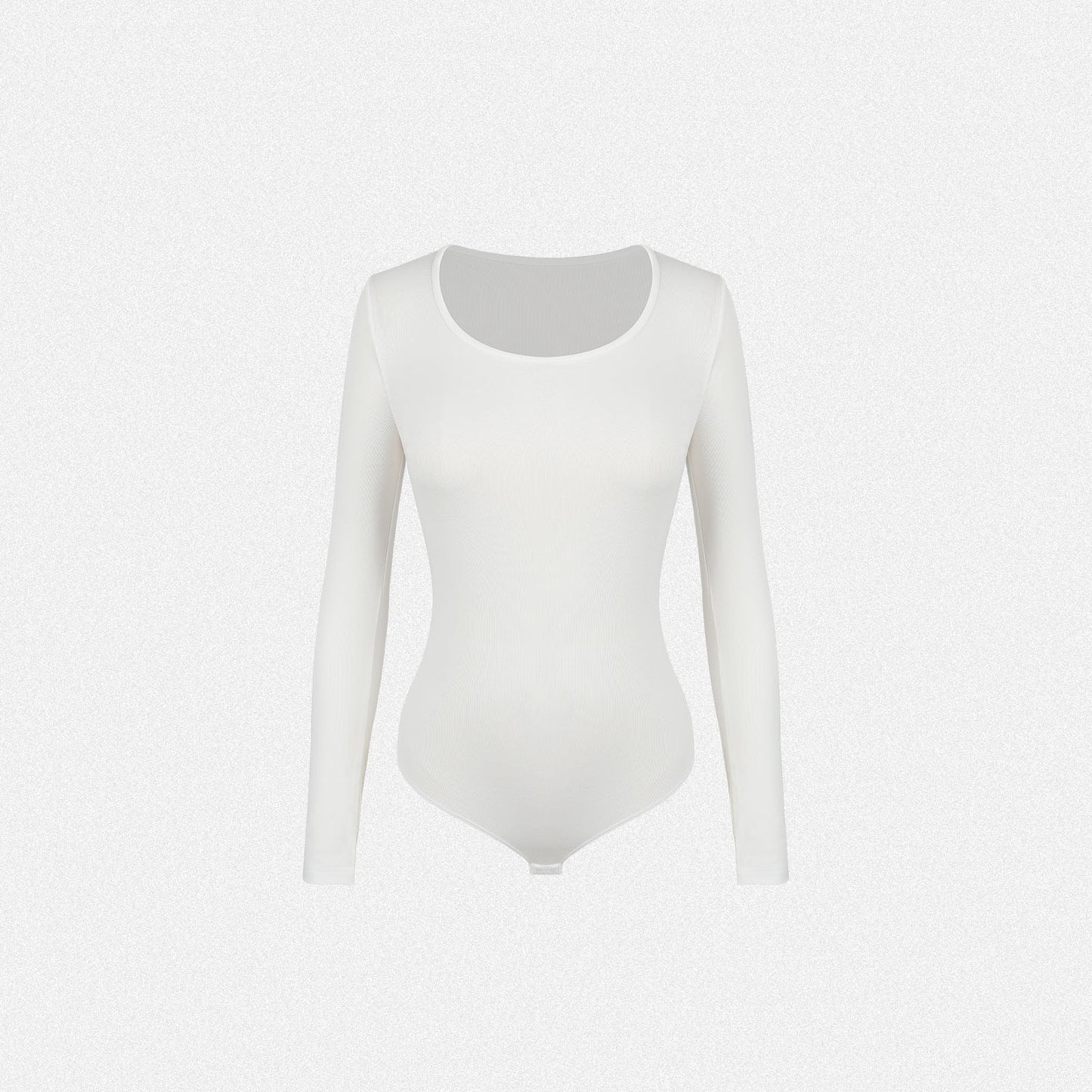 Shaperin Round Neck Long Sleeve Bodysuit Top