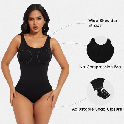 Shaperin Round Neck Tank Top Bodysuits