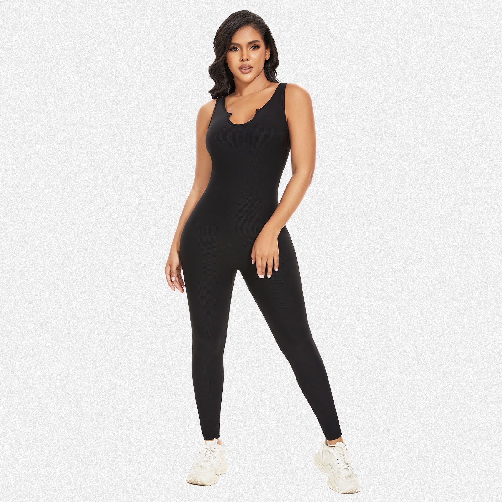 Shaperin Scoop Neck Sleeveless Jumpsuit