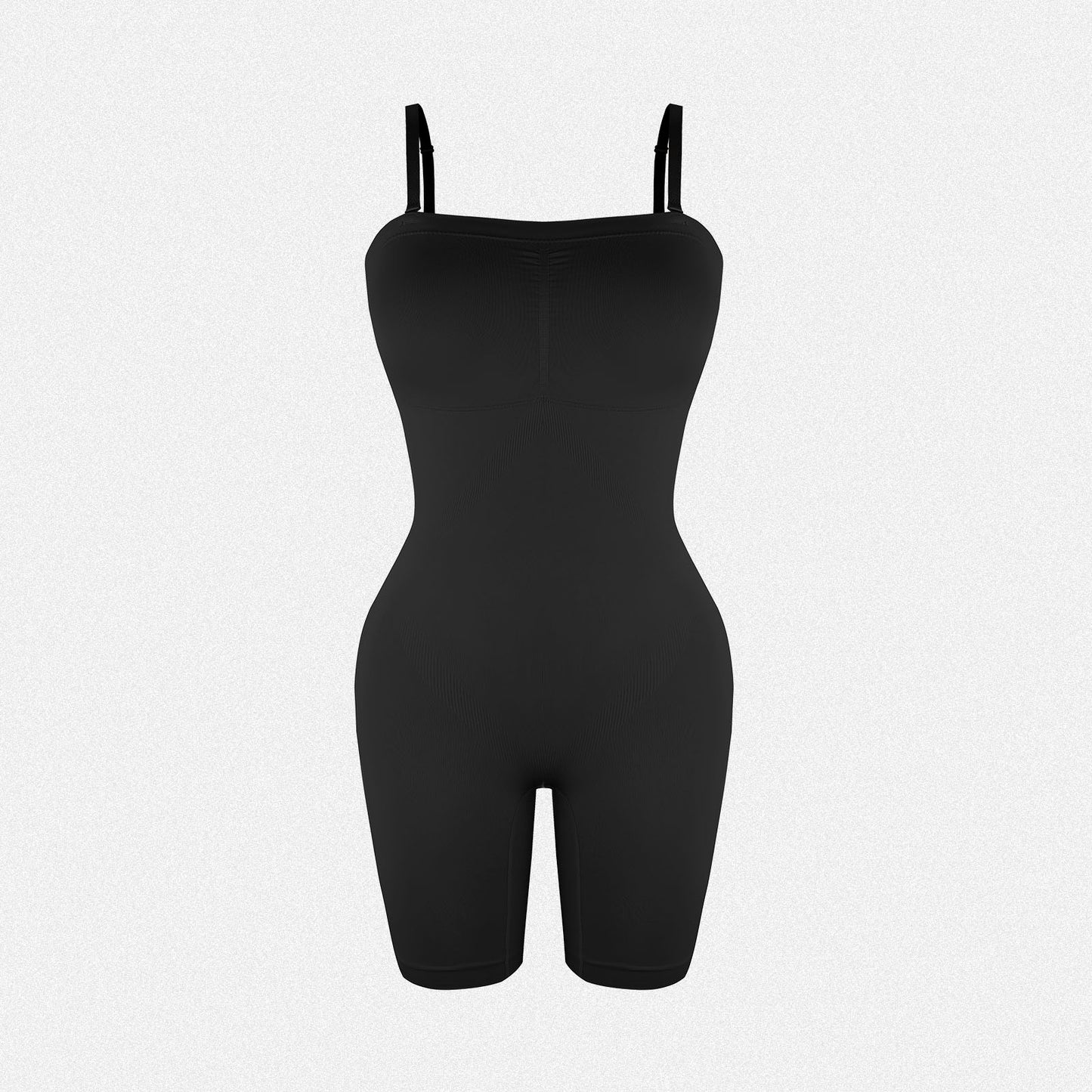 Shaperin Seamless Mid Thigh Strapless Shapewear Bodysuit