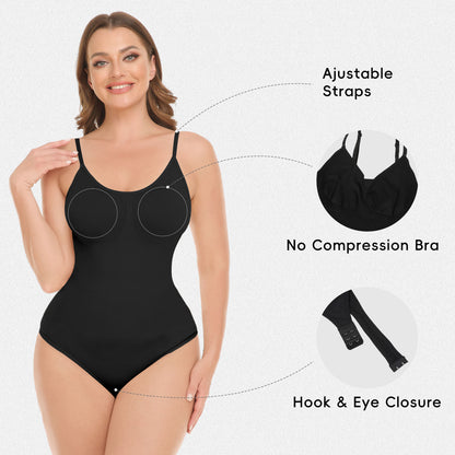 Shaperin Seamless Shapewear Thong Bodysuit