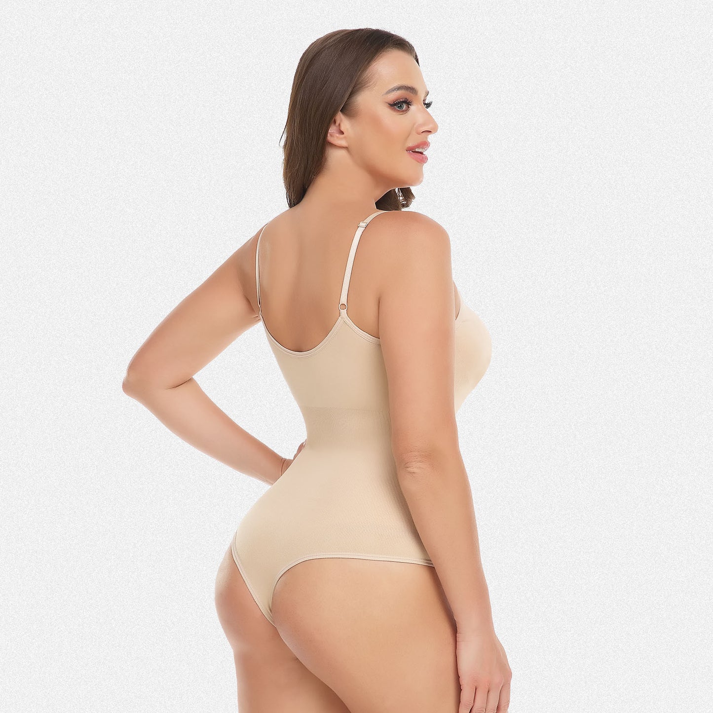 Shaperin Seamless Shapewear Thong Bodysuit