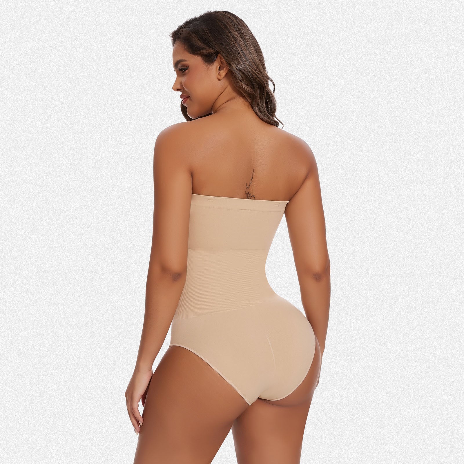 Shaperin Seamless Strapless Shapewear Bodysuit