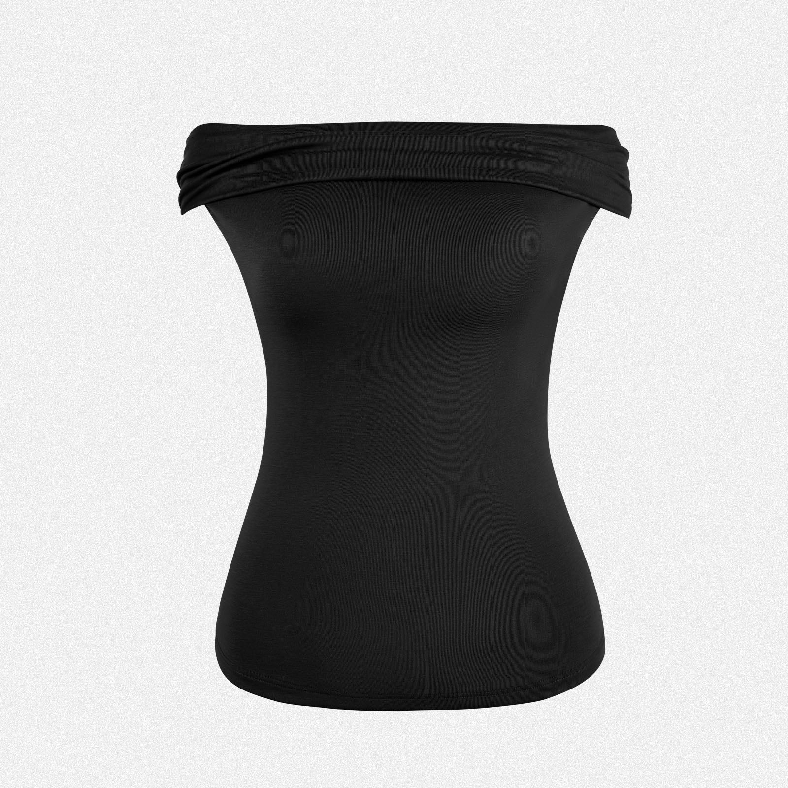 Shaperin Asymmetrical Going Out Top Built-In Bra T2K Top