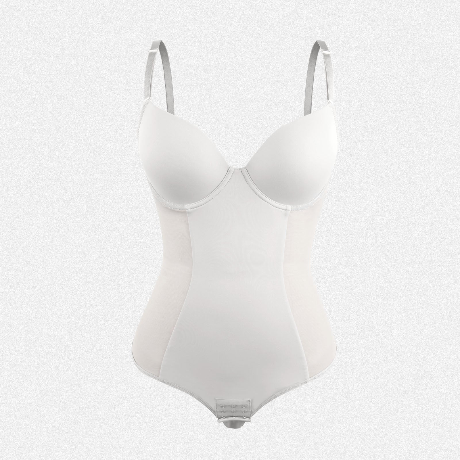 Shaperin Built in Bra Tummy Control Shapewear Backless Thong Low Back Bodysuit