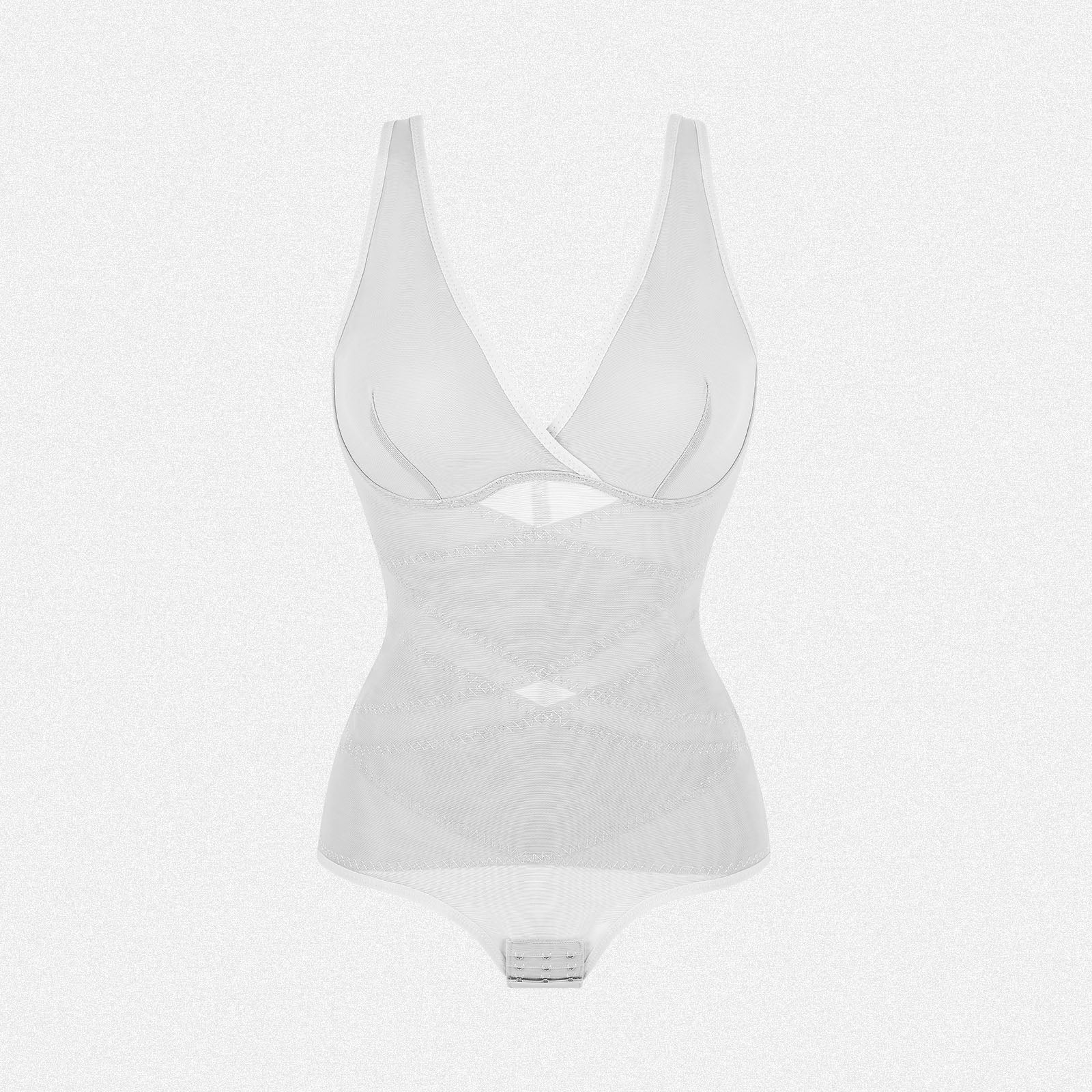 Shaperin V-Neck Shapewear Cross-compression Tummy Control Bodysuit