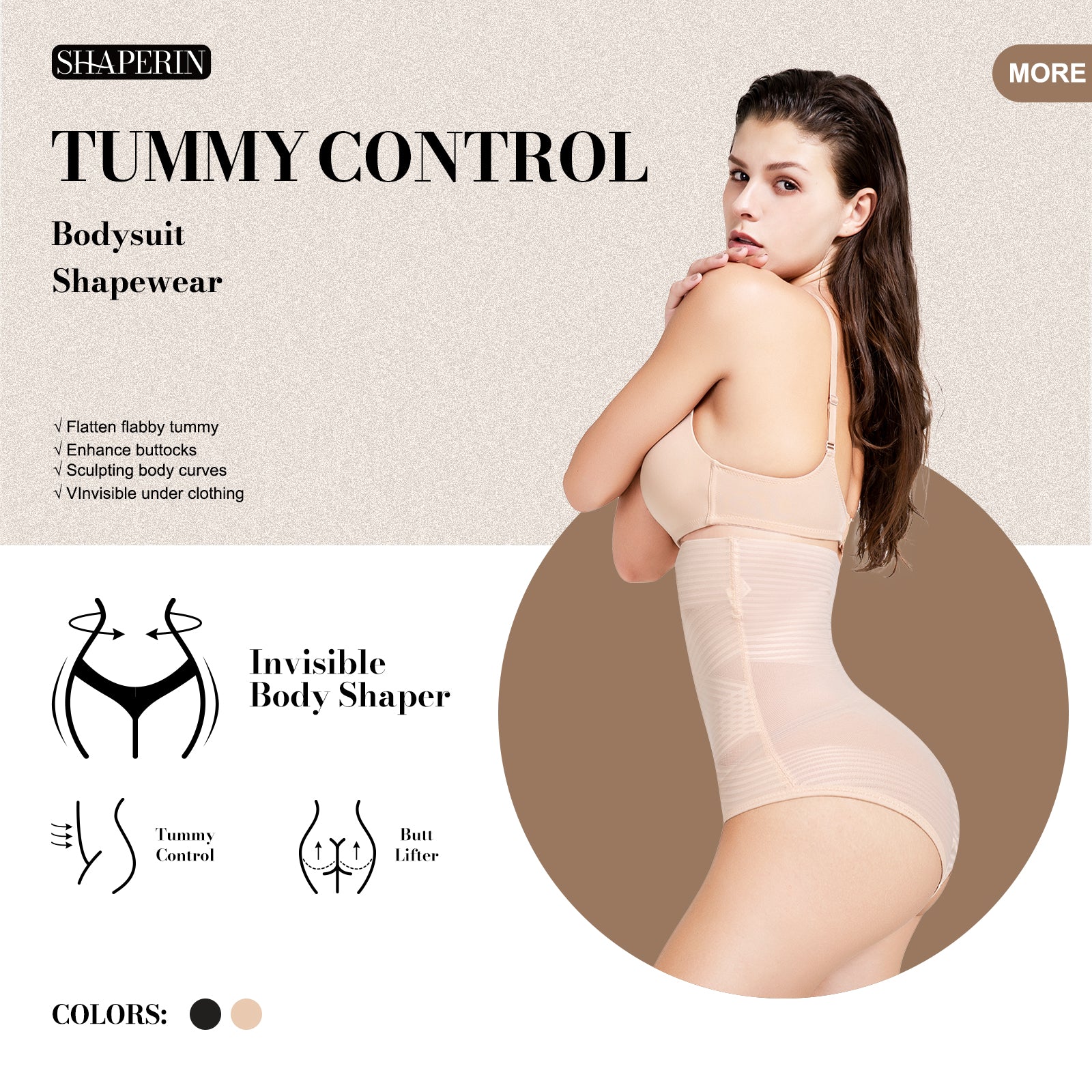 Shaperin Tummy Control Panty Shaperwear
